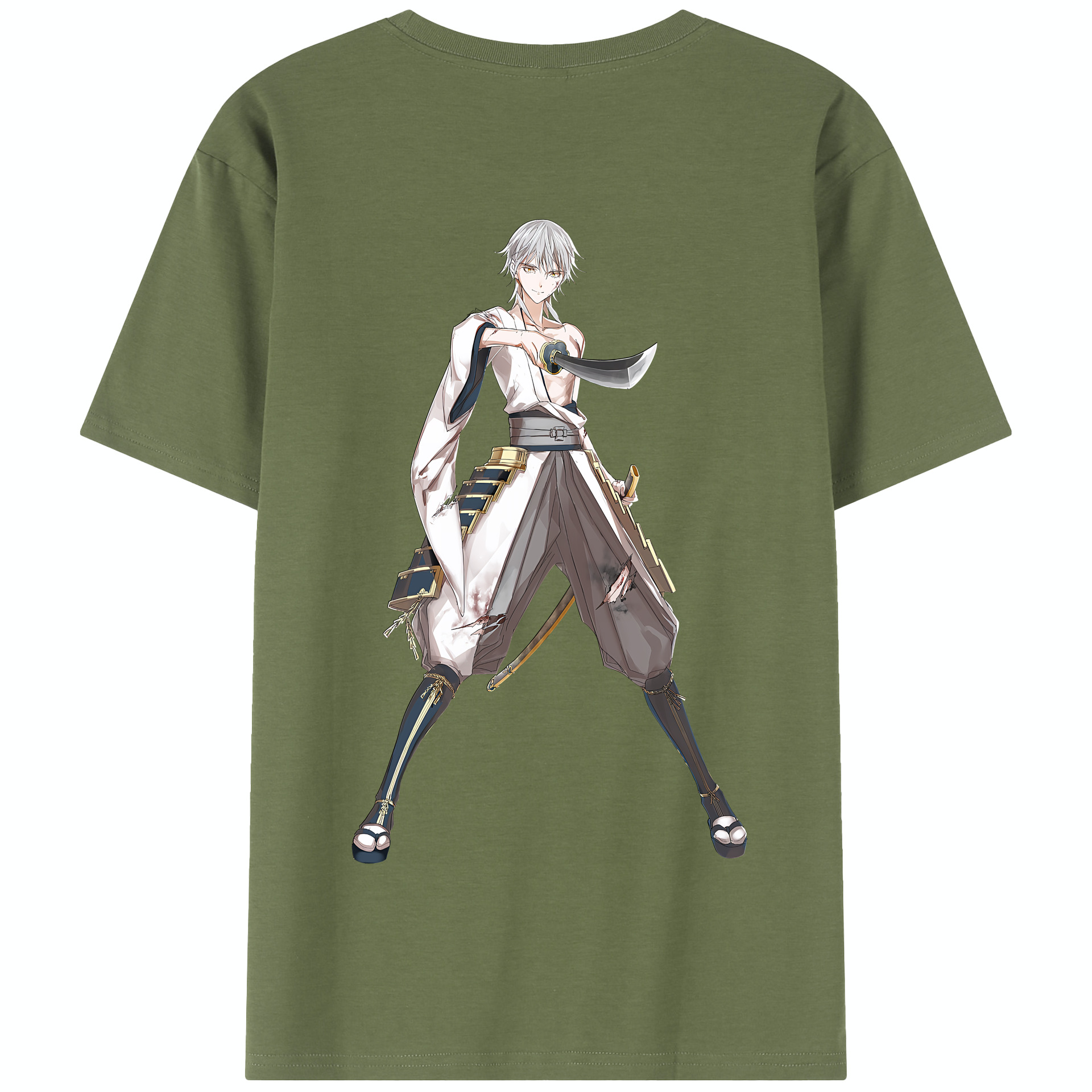 （画像用） 刀剣乱舞 Touken Ranbu 綿100％半袖Tシャツ（背面プリント）